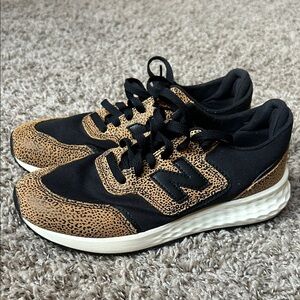 New Balance Black and Tan Fresh Foam Sneakers